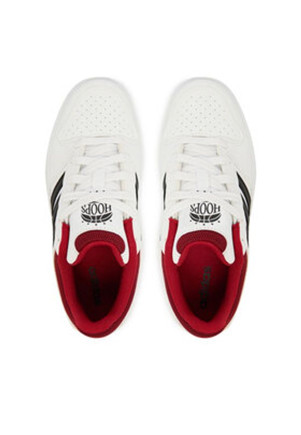 Adidas - adidas Sneakersy Hoops Classic J KI1044 Biały. Kolor: biały. Materiał: skóra