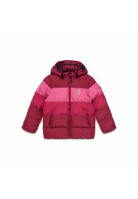 LEGO Wear - Kurtka zimowa dziecięca LEGO. Kolor: czerwony. Sezon: zima