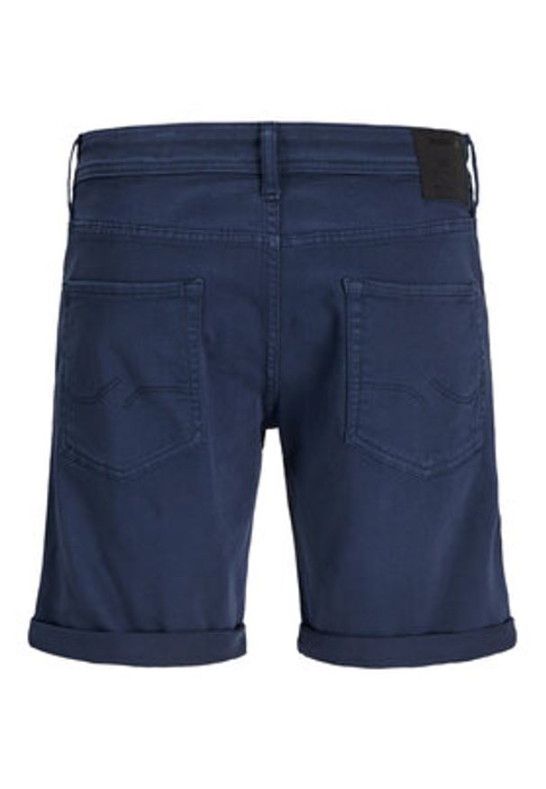 Jack & Jones - Jack&Jones Szorty jeansowe Rick 12274985 Granatowy Regular Fit. Kolor: niebieski. Materiał: bawełna
