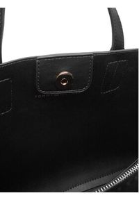 TOMMY HILFIGER - Tommy Hilfiger Torebka Th Distinct Mini Tote AW0AW17459 Czarny. Kolor: czarny. Materiał: skórzane #4