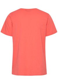 Fransa T-Shirt 20611797 Koralowy Regular Fit. Kolor: pomarańczowy. Materiał: bawełna #2