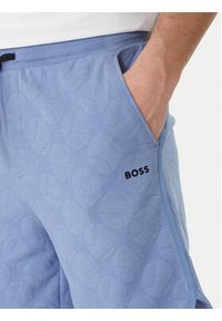 BOSS Szorty sportowe Member 50558883 Błękitny Relaxed Fit. Kolor: niebieski. Materiał: bawełna. Styl: sportowy #2