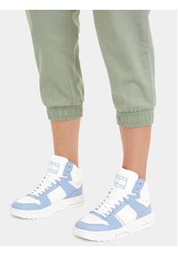 Tommy Jeans Sneakersy The Brooklyn Mid Top EN0EN02561 Niebieski. Kolor: niebieski #3
