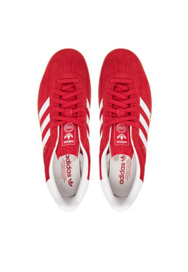 Adidas - adidas Sneakersy Gazelle In JI2063 Czerwony. Kolor: czerwony. Materiał: zamsz, skóra. Model: Adidas Gazelle