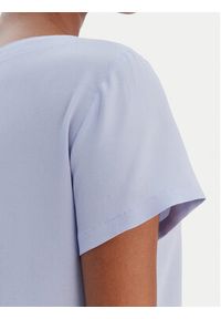 Marella Bluzka Cartone 2615111021 Błękitny Regular Fit. Kolor: niebieski. Materiał: acetat #3