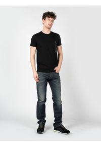 Diesel T-Shirt "T-Rubin" | 00SASJ-0AAXJ-900 | Mężczyzna | Czarny. Okazja: na co dzień. Kolor: czarny. Materiał: bawełna. Styl: casual