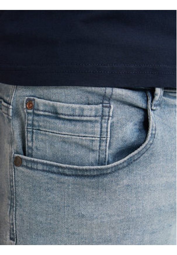 Petrol Industries Szorty jeansowe M-1050-SHO002 Niebieski Regular Fit. Kolor: niebieski. Materiał: bawełna