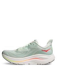 HOKA - Hoka Buty do biegania Clifton 10 1162031 Zielony. Kolor: zielony. Materiał: materiał #6