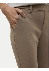 Vero Moda Chinosy Maya 10320549 Beżowy Regular Fit. Kolor: beżowy. Materiał: wiskoza #5