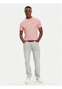Guess Jeans T-Shirt M4YI55 K8HM0 Różowy Regular Fit. Kolor: różowy. Materiał: bawełna #3