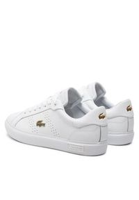Lacoste Sneakersy 747SFA0072 Biały. Kolor: biały. Materiał: skóra