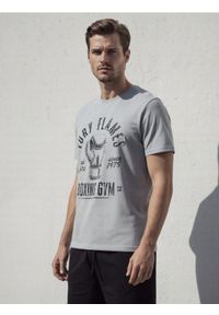 Sinsay - Bawełniana piżama dwuczęściowa z nadrukiem - wielobarwny. Materiał: bawełna. Wzór: nadruk #1