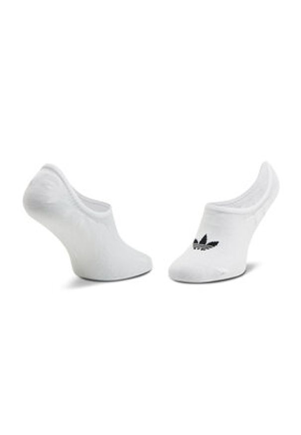 Adidas - adidas Stopki No-Show Socks 3P FM0676 Biały. Kolor: biały. Materiał: materiał