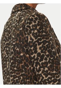 Morgan Płaszcz przejściowy 251-GELEO Brązowy Regular Fit. Kolor: brązowy. Materiał: syntetyk #6