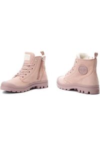 Palladium Trapery Pampa Hi Zip Wl 95982-671-M Różowy. Kolor: różowy. Materiał: skóra, nubuk