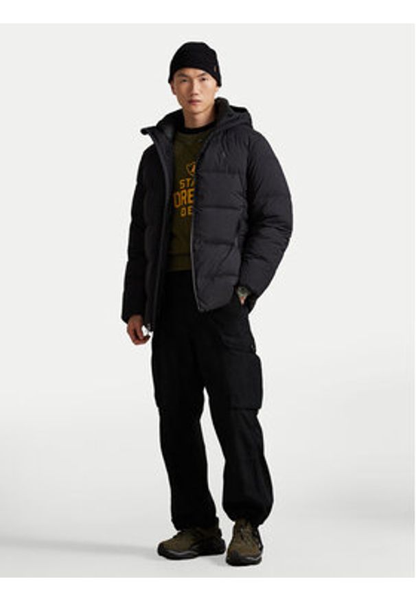 Polo Ralph Lauren Kurtka puchowa 710967773003 Czarny Regular Fit. Typ kołnierza: polo. Kolor: czarny. Materiał: syntetyk