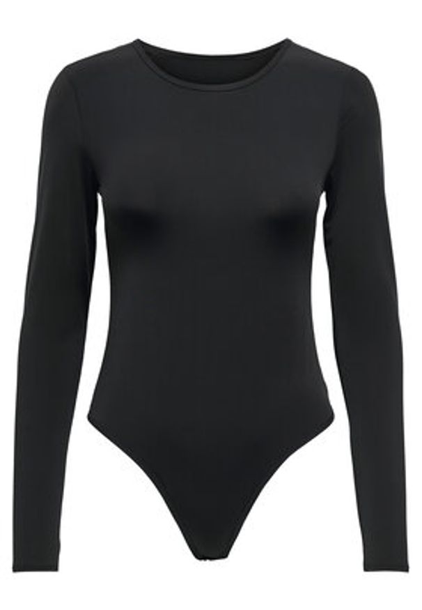 only - ONLY Body Frida 15343926 Czarny Slim Fit. Kolor: czarny. Materiał: syntetyk
