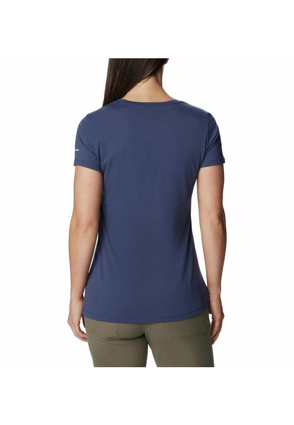 columbia - Koszulka Damska Columbia Daisy Days SS Graphic T-Shirt. Kolor: niebieski. Sport: turystyka piesza