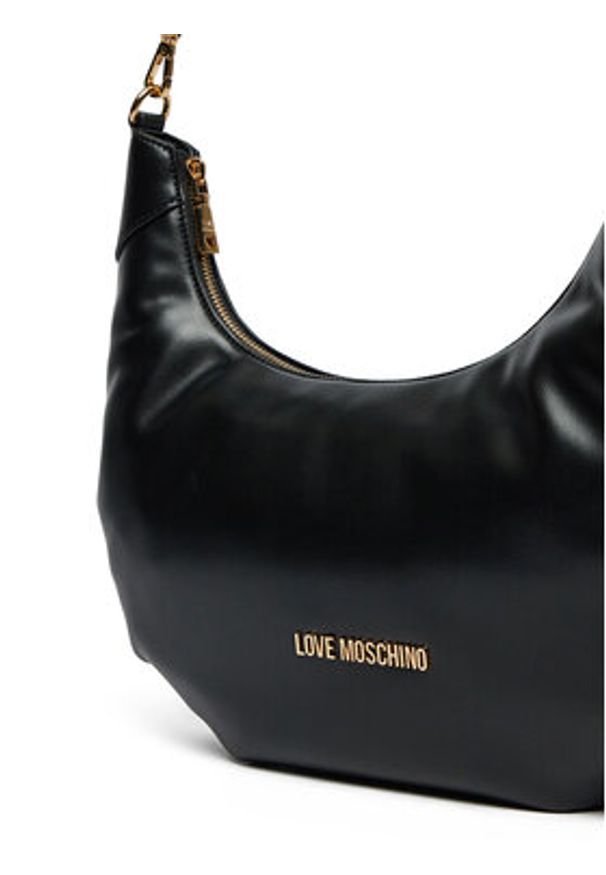 Love Moschino - LOVE MOSCHINO Torebka JC4053PP1MLF0000 Czarny. Kolor: czarny. Materiał: skórzane