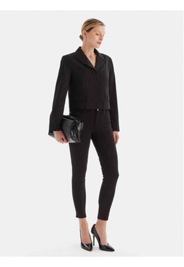 Fracomina Jeansy FP25WV8000W72001 Czarny Slim Fit. Kolor: czarny