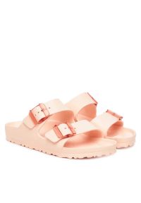 Birkenstock Arizona SB EVA Light Rose Klapki damskie. Okazja: na plażę. Kolor: różowy. Materiał: materiał. Wzór: paski. Sezon: lato. Styl: klasyczny #5