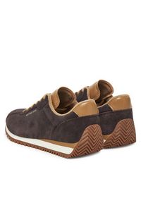 MICHAEL Michael Kors Sneakersy Rhodes 43F5RHFS1S Brązowy. Kolor: brązowy. Materiał: zamsz, skóra #4