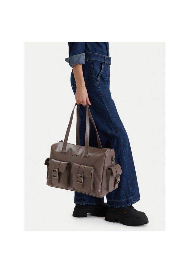 G-Star RAW - Torebka G-Star Raw. Kolor: beżowy