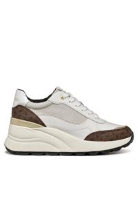 Geox Sneakersy D Spherica Ec13 D45WAA 085AS C1352 Biały. Kolor: biały. Materiał: materiał #1