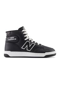 Buty unisex New Balance BB480COB – czarne. Okazja: na co dzień. Kolor: czarny. Materiał: materiał, skóra. Szerokość cholewki: normalna. Sport: turystyka piesza #1