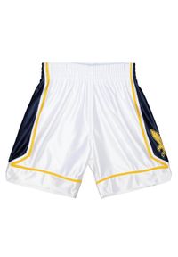 Mitchell & Ness - Szorty Marquette University NCAA 2002. Kolor: biały. Materiał: poliester #1