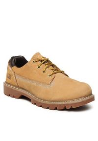 CAT Footwear Półbuty P111124 Żółty. Kolor: żółty. Materiał: skóra, nubuk #3