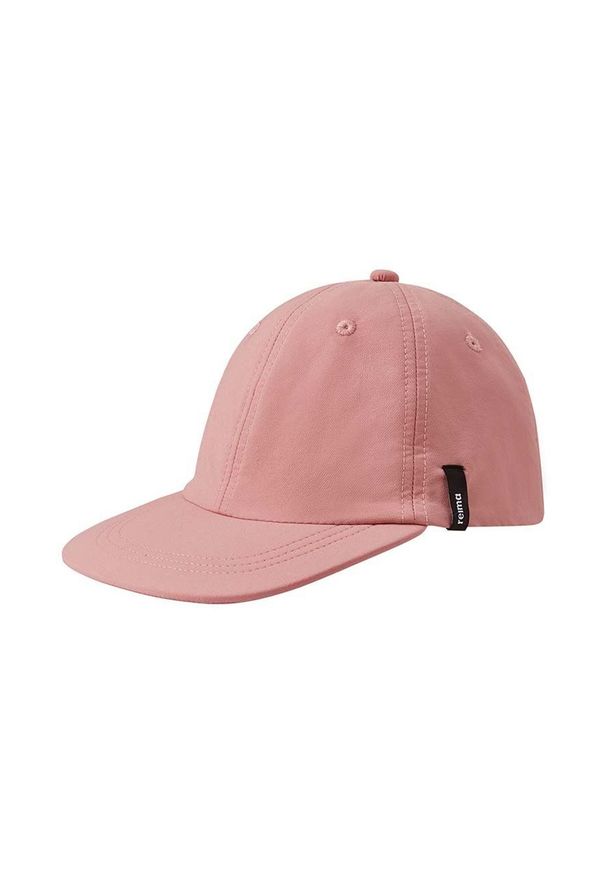 Reima czapka dziecięca Lipalla kolor różowy gładka. Kolor: różowy. Wzór: gładki