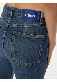 Hugo - HUGO Jeansy Noe_B 50520614 Niebieski Mom Fit. Kolor: niebieski #6