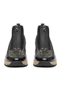 Rieker Botki N9362-00 Czarny. Kolor: czarny. Materiał: materiał #2