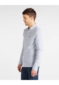 Lee - MĘSKA KOSZULA MATERIAŁOWA LEE SLIM BUTTON DOWN WASHED BLUE L66XDELR. Typ kołnierza: button down. Materiał: materiał #3