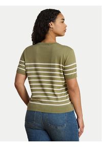 Lauren Ralph Lauren - LAUREN RALPH LAUREN T-Shirt Eyelah 200P13973001 Zielony Regular Fit. Kolor: zielony. Materiał: bawełna #6