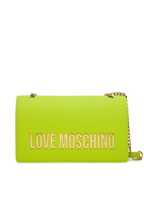 Love Moschino - LOVE MOSCHINO Torebka JC4192PP1IKD0404 Zielony. Kolor: zielony. Materiał: skórzane