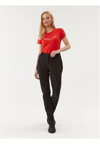 Salewa T-Shirt 027019 Czerwony Regular Fit. Kolor: czerwony. Materiał: syntetyk #3