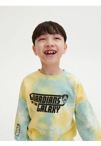 Reserved - Bluza oversize Strażnicy Galaktyki - jasnoturkusowy. Kolor: turkusowy. Materiał: dzianina, bawełna #1