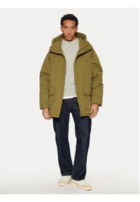 United Colors of Benetton - United Colors Of Benetton Parka 26UWUN061 Zielony Regular Fit. Kolor: zielony. Materiał: bawełna