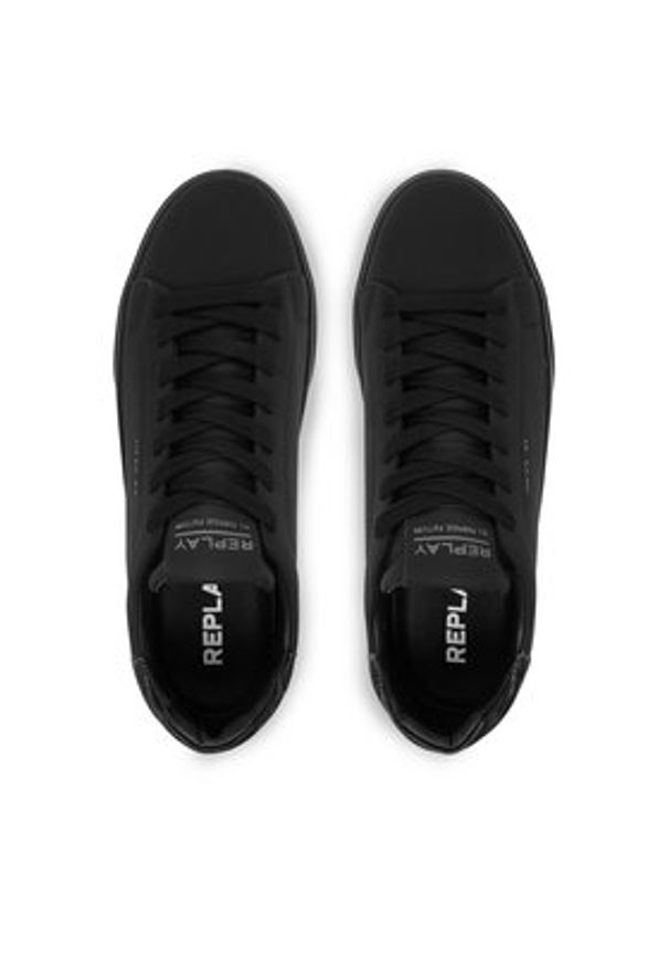 Replay - REPLAY Sneakersy GMZ7O .000.C0002L Czarny. Kolor: czarny. Materiał: zamsz, skóra