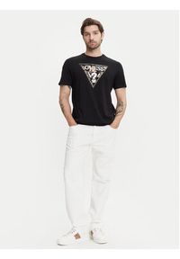 Guess T-Shirt M5YI15 I3Z14 Czarny Regular Fit. Kolor: czarny. Materiał: bawełna #4