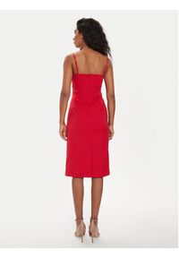 Marella Sukienka letnia Roxs 2413221382 Czerwony Slim Fit. Kolor: czerwony. Materiał: bawełna. Sezon: lato #3