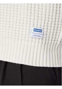 Hugo - HUGO Kamizelka Spuro 50557346 Kremowy Regular Fit. Kolor: kremowy. Materiał: bawełna #5