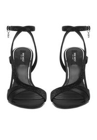 Nine West Sandały EO-LS1005252-1 Czarny. Kolor: czarny. Materiał: materiał #2