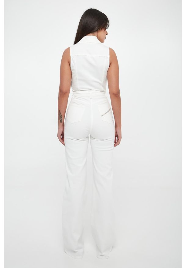 Elisabetta Franchi - Kombinezon damski jeansowy ELISABETTA FRANCHI. Materiał: jeans