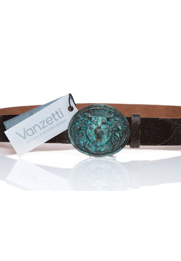 Vanzetti - VANZETTI PASEK SKÓRZANY SOPO-VAN858 690 40mm Ledergürtel / Q.6543. Materiał: skóra. Wzór: paski. Styl: klasyczny