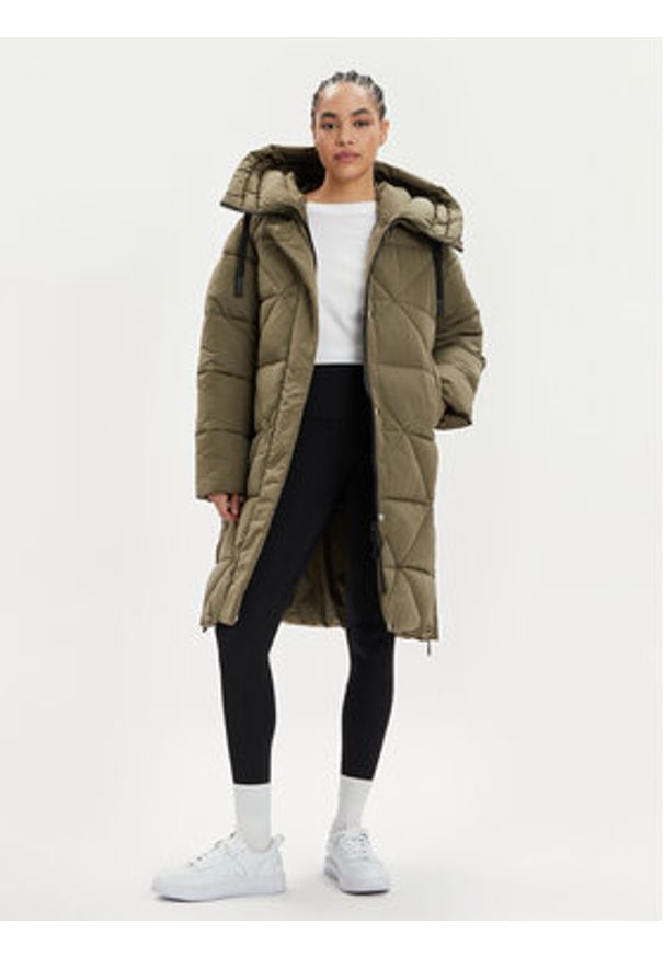 Replay - REPLAY Kurtka zimowa W7664R.000.84466 Zielony Relaxed Fit. Kolor: zielony. Materiał: syntetyk. Sezon: zima