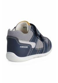Geox buty dziecięce kolor szary. Nosek buta: okrągły. Zapięcie: rzepy. Kolor: szary. Materiał: skóra #7