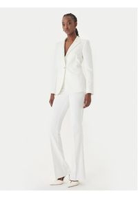 Rinascimento Spodnie materiałowe CFC0127876003 Biały Slim Fit. Kolor: biały. Materiał: syntetyk #2